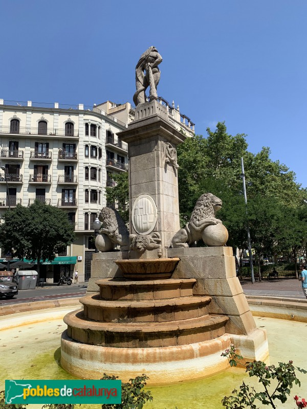Barcelona - Font d'Hèrcules (Foto: Albert Esteves, 2019) Barcelona - Font d'Hèrcules