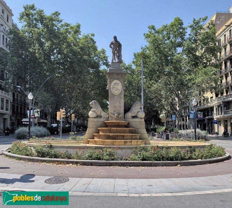Barcelona - Font d'Hèrcules (Foto: Albert Esteves, 2019) Barcelona - Font d'Hèrcules