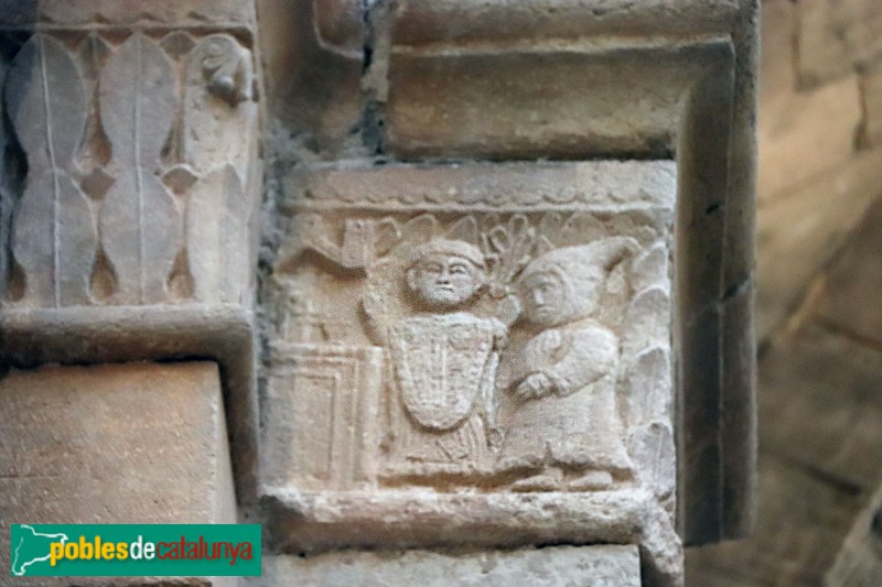 El Pla de Santa Maria - Església de Sant Ramon, frisos interiors (Foto: Albert Esteves, 2019) El Pla de Santa Maria - Església de Sant Ramon, frisos interiors