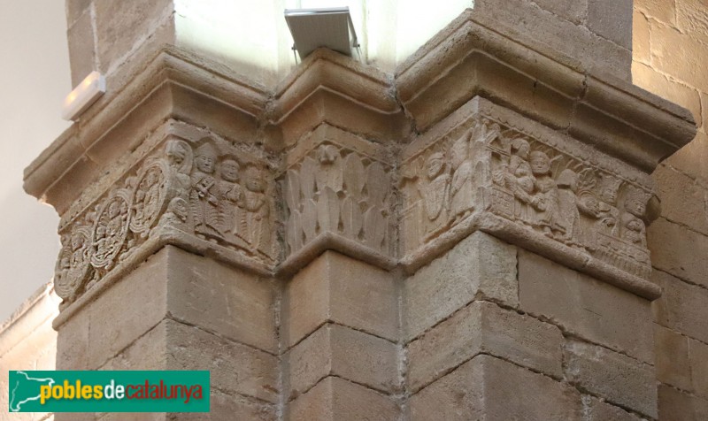 El Pla de Santa Maria - Església de Sant Ramon, frisos interiors (Foto: Albert Esteves, 2019) El Pla de Santa Maria - Església de Sant Ramon, frisos interiors