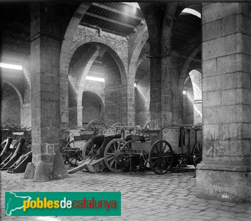 Barcelona - Drassanes (Foto: <i>Manuel Genovart -Arxiu fotogràfic Centre Excursionista de Catalunya</i>, 1927) Barcelona - Drassanes