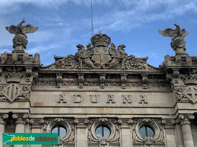 Barcelona - Edifici de la Duana (Foto: Albert Esteves, 2019) Barcelona - Edifici de la Duana