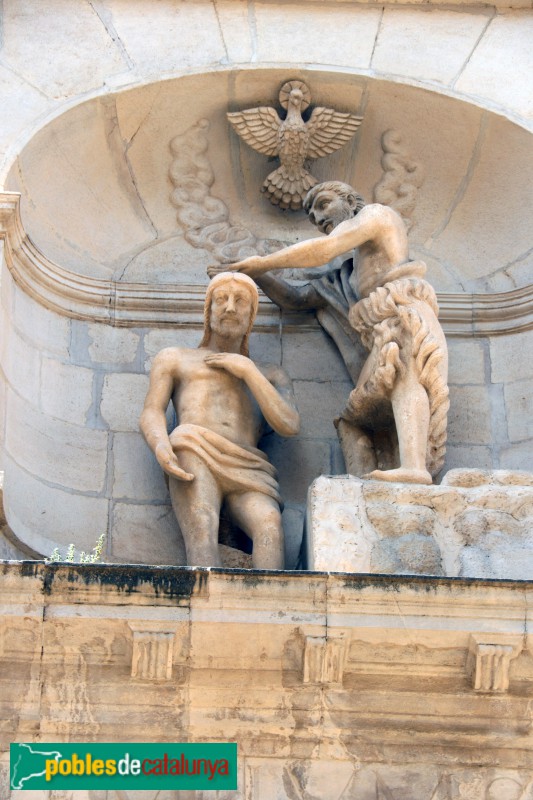 Valls - Església de Sant Joan Baptista. Portada (Foto: Albert Esteves, 2019) Valls - Església de Sant Joan Baptista. Portada