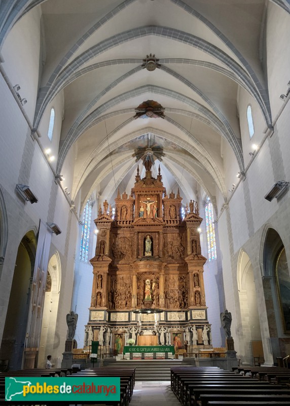 Valls - Església de Sant Joan Baptista, retaule (Foto: Albert Esteves, 2019) Valls - Església de Sant Joan Baptista, retaule