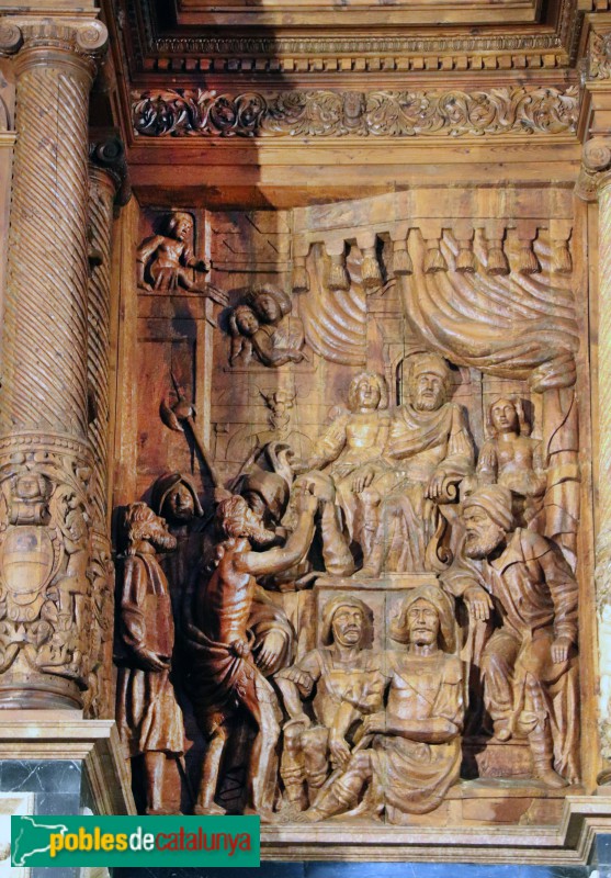 Valls - Església de Sant Joan Baptista, retaule (Foto: Albert Esteves, 2019) Valls - Església de Sant Joan Baptista, retaule