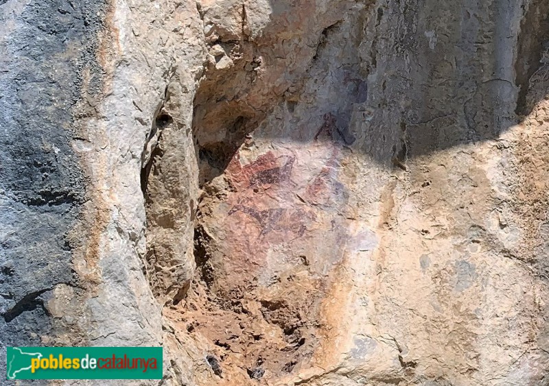 El Perelló - Pintures rupestres de Cabrafeixet (Foto: 2019) El Perelló - Pintures rupestres de Cabrafeixet