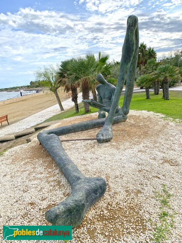 L'Ampolla - Escultura <i>El lector de l'Odissea</i>