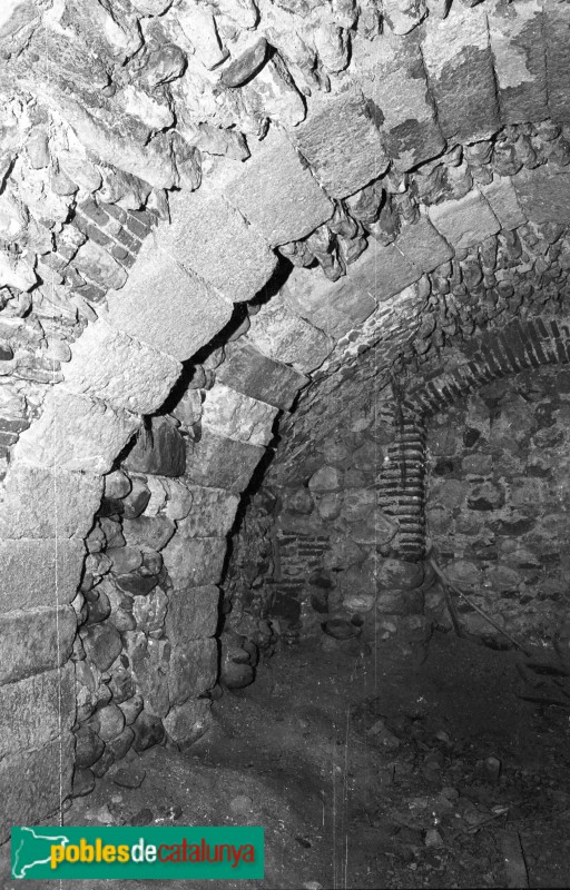 La Masó - Molí de la Selva, soterrani medieval