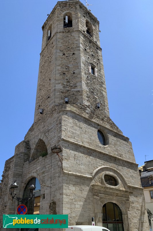 Puigcerdà - Campanar de Santa Maria (Foto: Albert Esteves, 2019) Puigcerdà - Campanar de Santa Maria