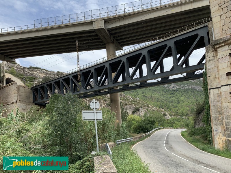 La Riba - Pont de l'Estret (Foto: Albert Esteves, 2019) La Riba - Pont de l'Estret