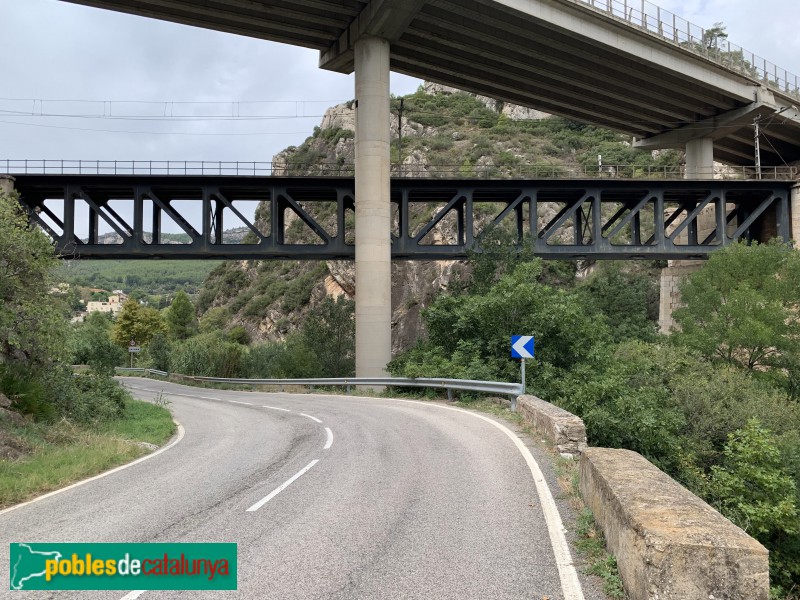La Riba - Pont de l'Estret (Foto: Albert Esteves, 2019) La Riba - Pont de l'Estret