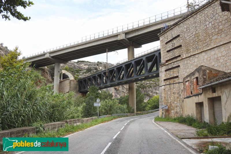 La Riba - Pont de l'Estret (Foto: Albert Esteves, 2019) La Riba - Pont de l'Estret