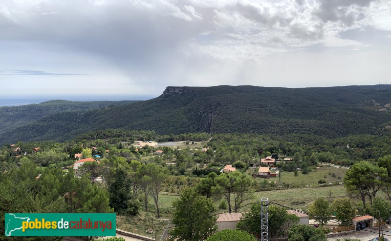 Mont-ral - Panoràmica des de l'església (Foto: Albert Esteves, 2019) Mont-ral - Panoràmica des de l'església