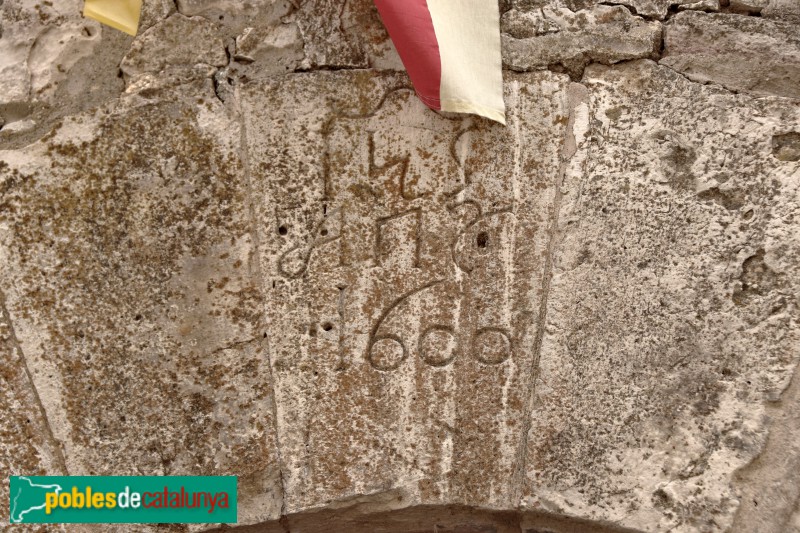 Mont-ral - L'Aixàviga, portal de 1600 (Foto: Albert Esteves, 2019) Mont-ral - L'Aixàviga, portal de 1600