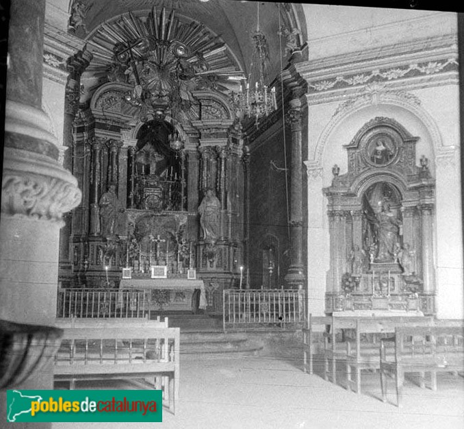 Alcover - Ermita del Remei. Retaule destruït