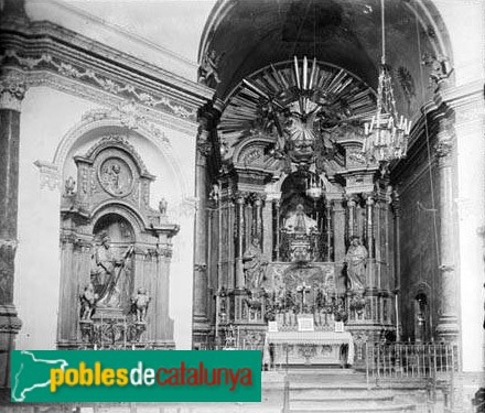 Alcover - Ermita del Remei. Retaule destruït