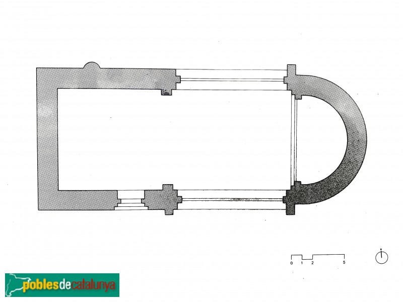 Alcover - Església Vella o de la Sang (Foto: cartell in situ) Alcover - Església Vella o de la Sang
