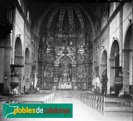 Alcover - Església de l'Assumpció (Foto: <i>Jaume Biosca -Arxiu Fotogràfic Centre Excursionista de Catalunya-</i>, 1928) Alcover - Església de l'Assumpció