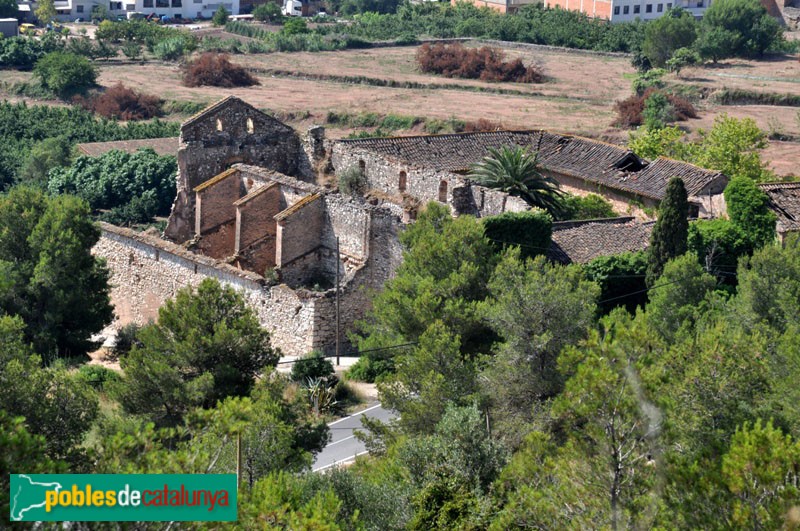 Alcover - Convent de Santa Anna, abans de la restauració (Foto: <i>Jordi Contijoch -Invarquit.Gencat.cat-</i>, 2009) Alcover - Convent de Santa Anna, abans de la restauració