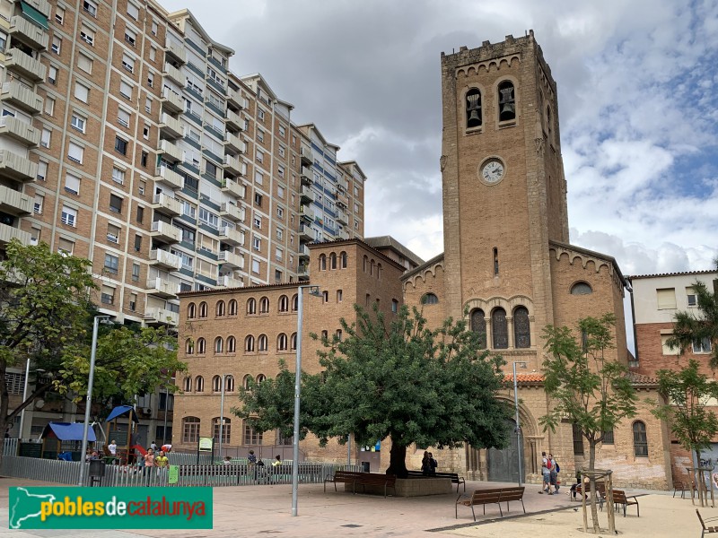 Barcelona - Església de Crist Rei (Foto: Albert Esteves, 2019) Barcelona - Església de Crist Rei