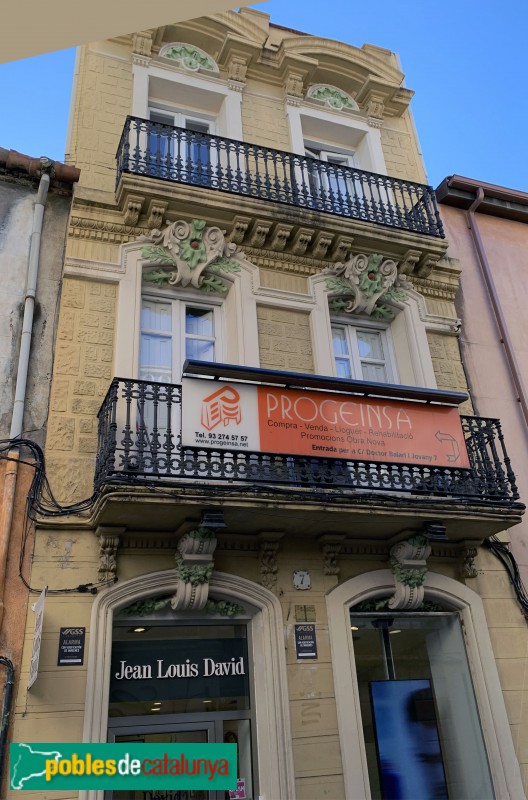 Barcelona - Carrer Ajuntament 7, Sant Andreu (Foto: Albert Esteves, 2019) Barcelona - Carrer Ajuntament 7, Sant Andreu