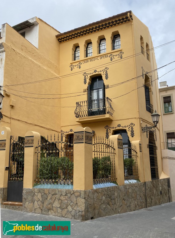 Arenys de Mar - Can Xicu de l'Òpera (Foto: Albert Esteves, 2019) Arenys de Mar - Can Xicu de l'Òpera