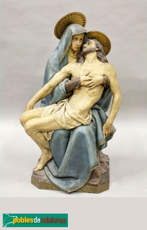 Arenys de Mar - Cementiri. Panteó Solà-Vinardell (original al MNAC) (Foto: MNAC) Arenys de Mar - Cementiri. Panteó Solà-Vinardell (original al MNAC)