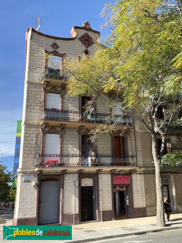 Barcelona - Carrer Gran de la Sagrera, 87 (Foto: Albert Esteves, 2019) Barcelona - Carrer Gran de la Sagrera, 87