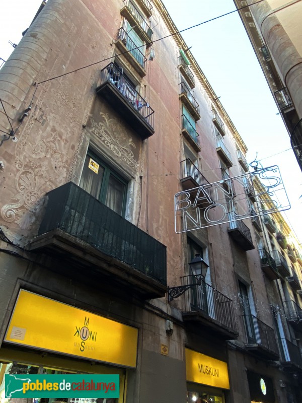 Barcelona - Boqueria, 47 / Banys Nous, 1 (Foto: Albert Esteves, 2019) Barcelona - Boqueria, 47 / Banys Nous, 1