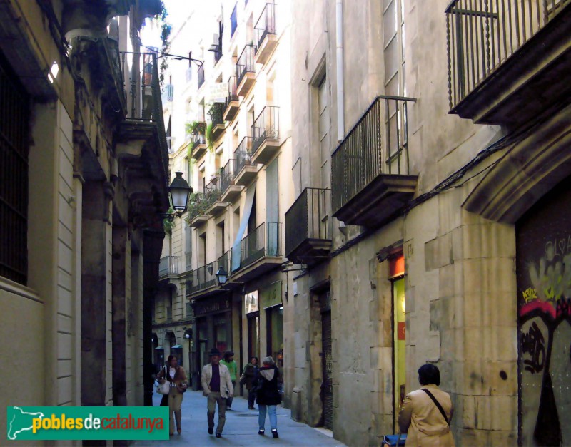 Barcelona - Carrer Banys Nous (Foto: Albert Esteves, 2007) Barcelona - Carrer Banys Nous