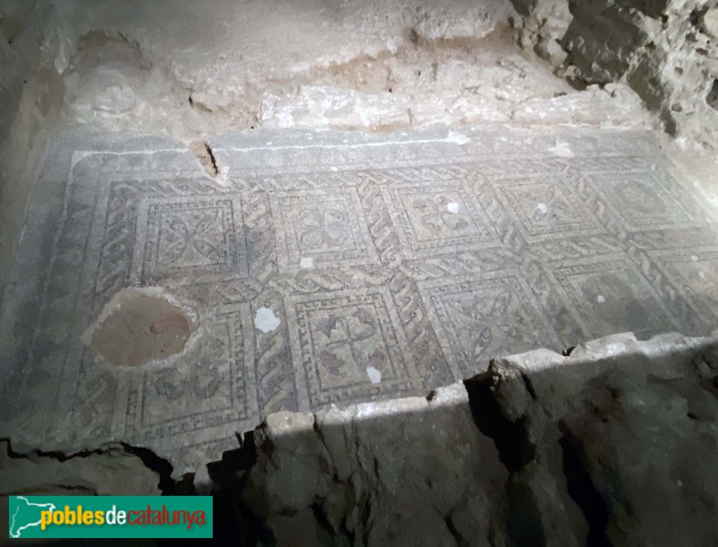 Barcelona - Mosaic romà del carrer de la Fruita (Foto: Albert Esteves, 2019) Barcelona - Mosaic romà del carrer de la Fruita