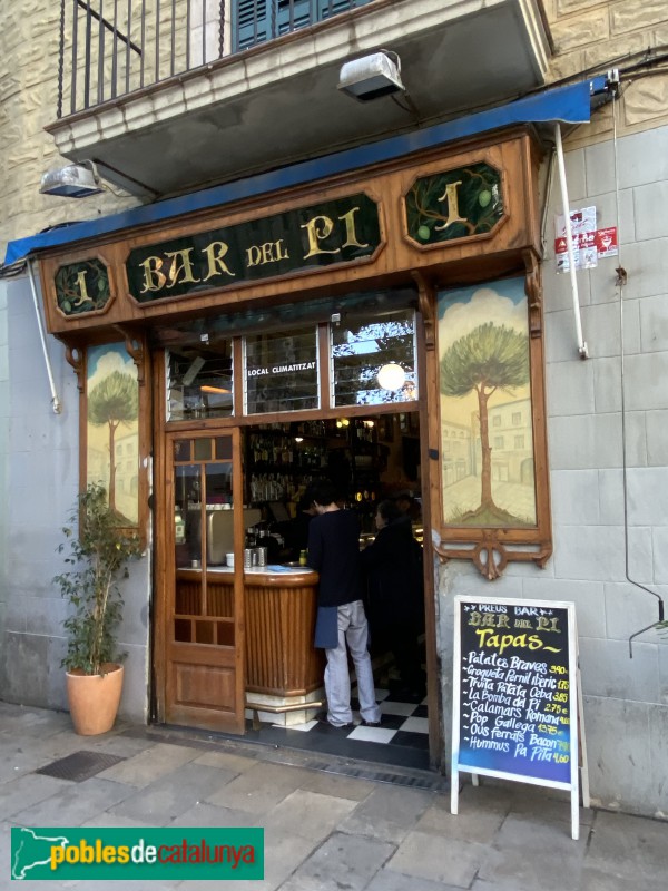 Barcelona - Bar del Pi (Foto: Albert Esteves, 2019) Barcelona - Bar del Pi