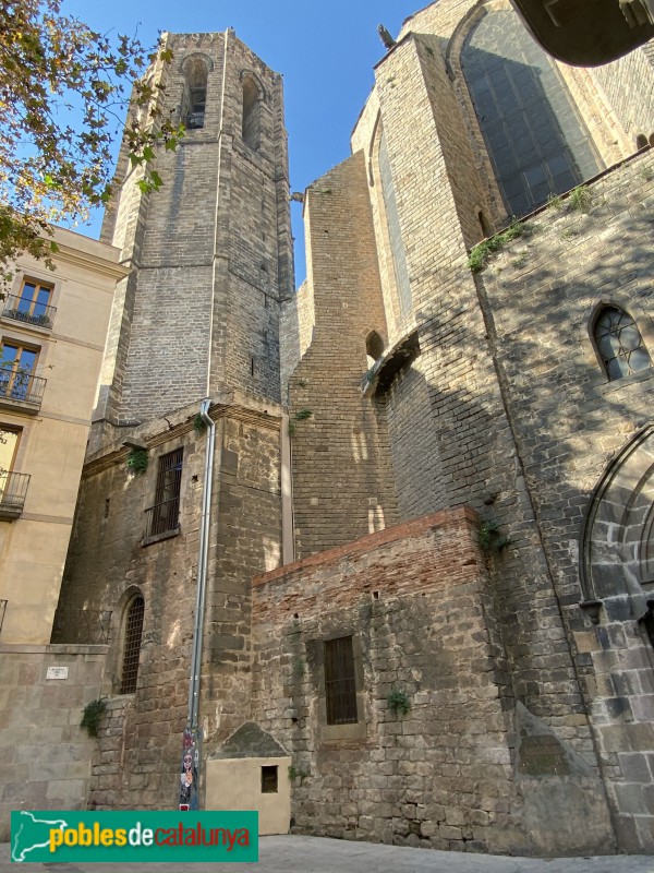 Barcelona - Església de Santa Maria del Pi (Foto: Albert Esteves, 2019) Barcelona - Església de Santa Maria del Pi