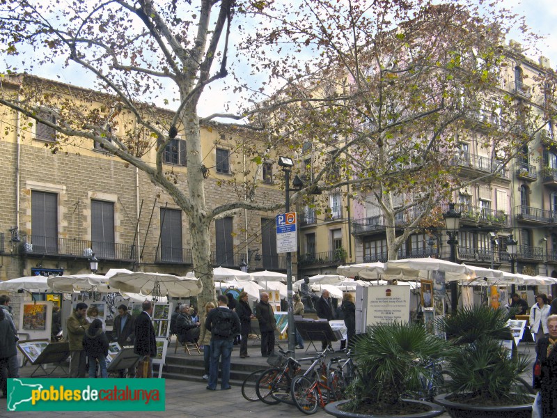 Barcelona - Plaça del Pi (Foto: Albert Esteves, 2007) Barcelona - Plaça del Pi