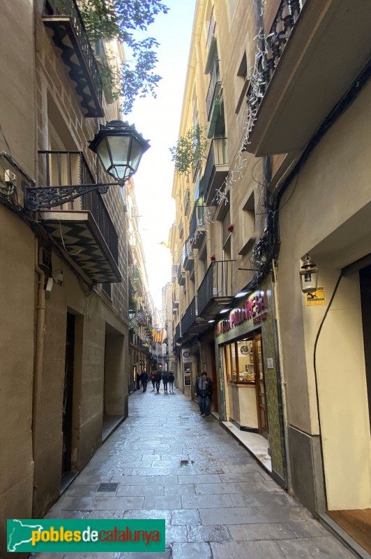Barcelona - Carrer Petritxol (Foto: Albert Esteves, 2019) Barcelona - Carrer Petritxol