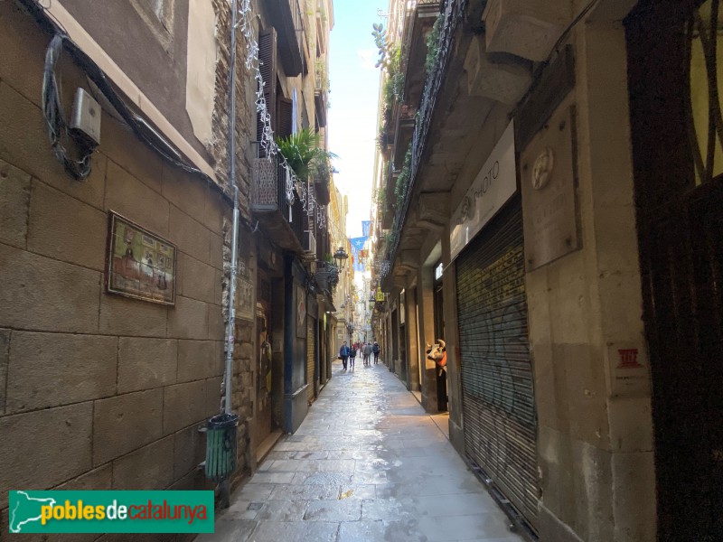 Barcelona - Carrer Petritxol (Foto: Albert Esteves, 2019) Barcelona - Carrer Petritxol