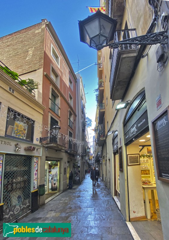 Barcelona - Carrer Petritxol (Foto: Albert Esteves, 2019) Barcelona - Carrer Petritxol