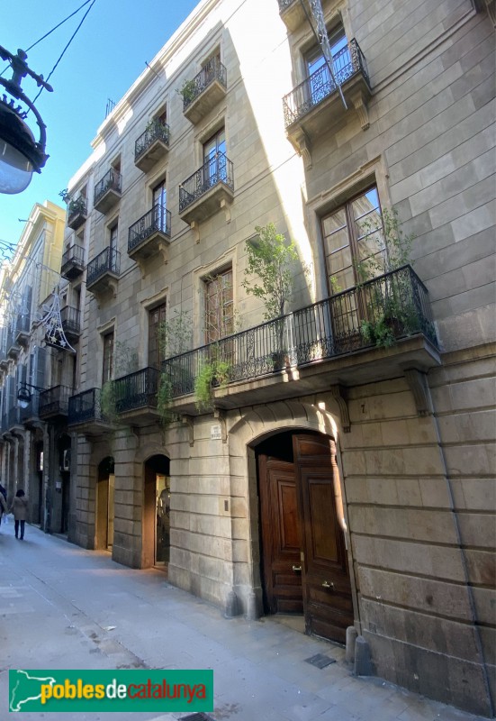 Barcelona - Casa del Comte de Fonollar o Palau Palmerola (Portaferrissa, 7) (Foto: Albert Esteves, 2019) Barcelona - Casa del Comte de Fonollar o Palau Palmerola (Portaferrissa, 7)