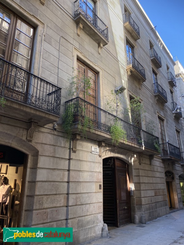 Barcelona - Casa del Comte de Fonollar o Palau Palmerola (Portaferrissa, 7) (Foto: Albert Esteves, 2019) Barcelona - Casa del Comte de Fonollar o Palau Palmerola (Portaferrissa, 7)