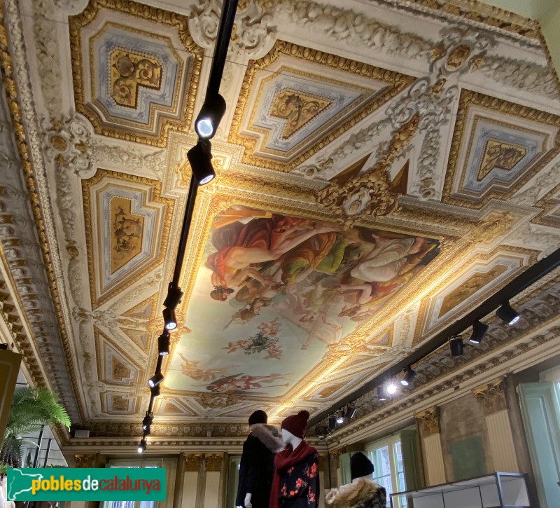 Barcelona - Pintures del Palau Castell de Pons (Foto: Albert Esteves, 2019) Barcelona - Pintures del Palau Castell de Pons