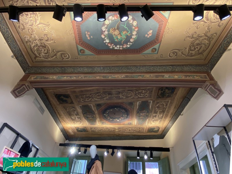 Barcelona - Pintures del Palau Castell de Pons (Foto: Albert Esteves, 2019) Barcelona - Pintures del Palau Castell de Pons