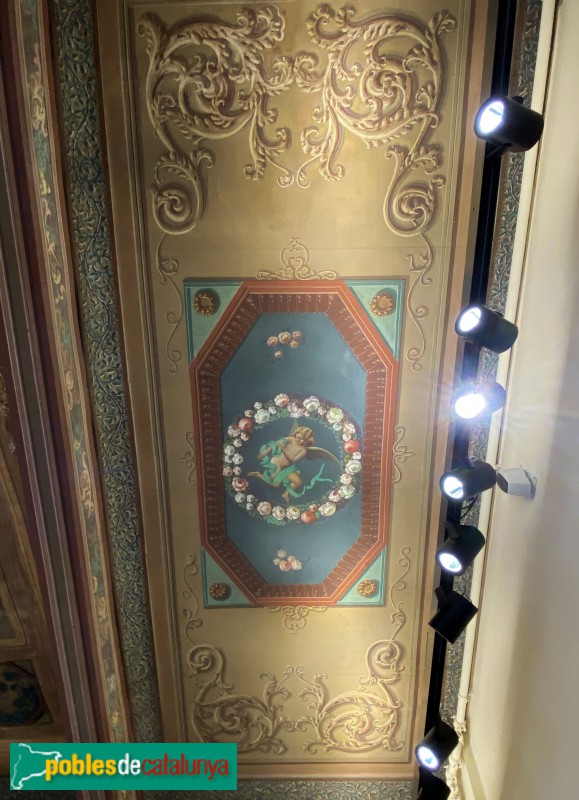 Barcelona - Pintures del Palau Castell de Pons (Foto: Albert Esteves, 2019) Barcelona - Pintures del Palau Castell de Pons