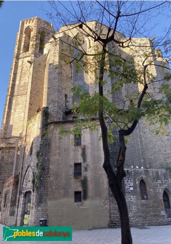 Barcelona - Església de Santa Maria del Pi (Foto: Albert Esteves, 2019) Barcelona - Església de Santa Maria del Pi