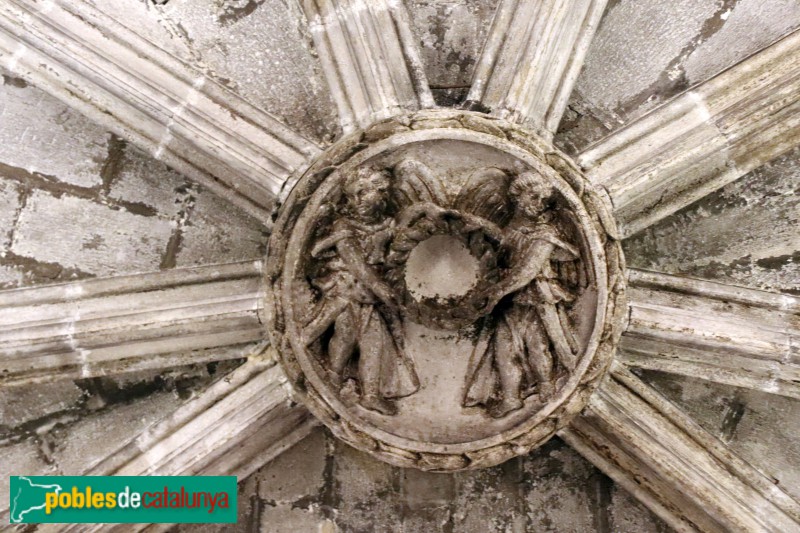 Barcelona - Església del Pi. Cripta (Foto: Albert Esteves, 2019) Barcelona - Església del Pi. Cripta