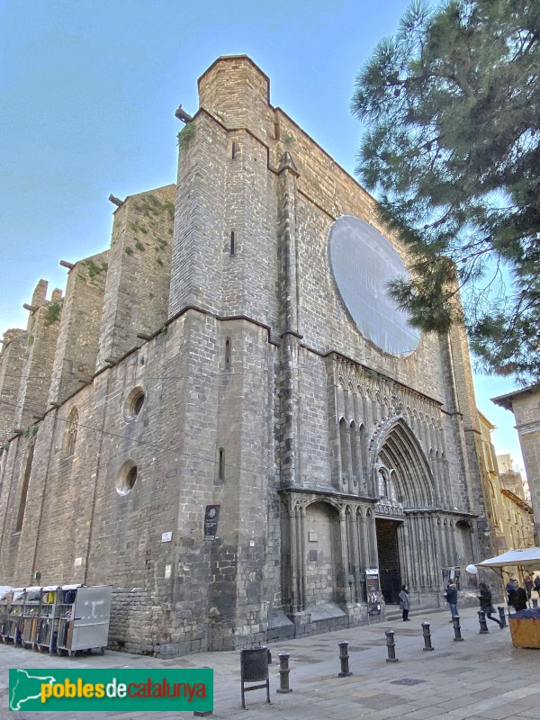 Barcelona - Església de Santa Maria del Pi (Foto: Albert Esteves, 2019) Barcelona - Església de Santa Maria del Pi