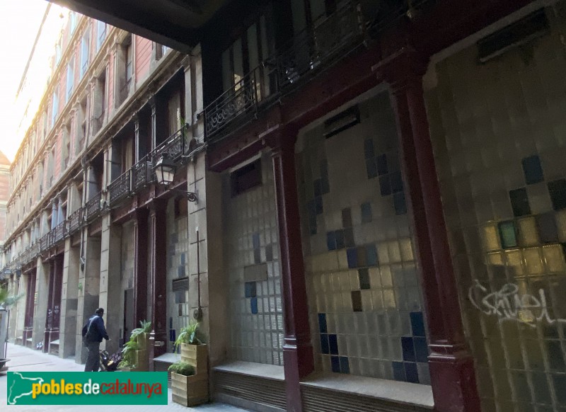 Barcelona - Passatge del Crèdit (Foto: Albert Esteves, 2019) Barcelona - Passatge del Crèdit