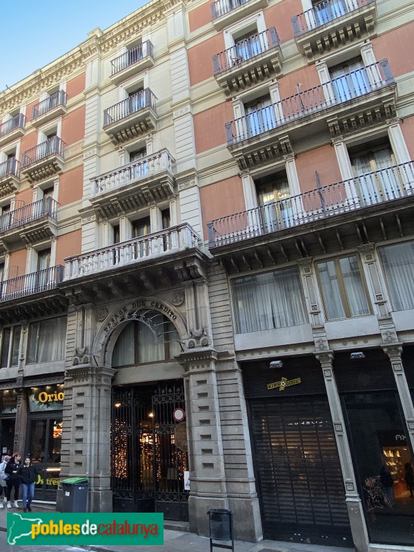 Barcelona - Passatge del Crèdit (Foto: Albert Esteves, 2019) Barcelona - Passatge del Crèdit