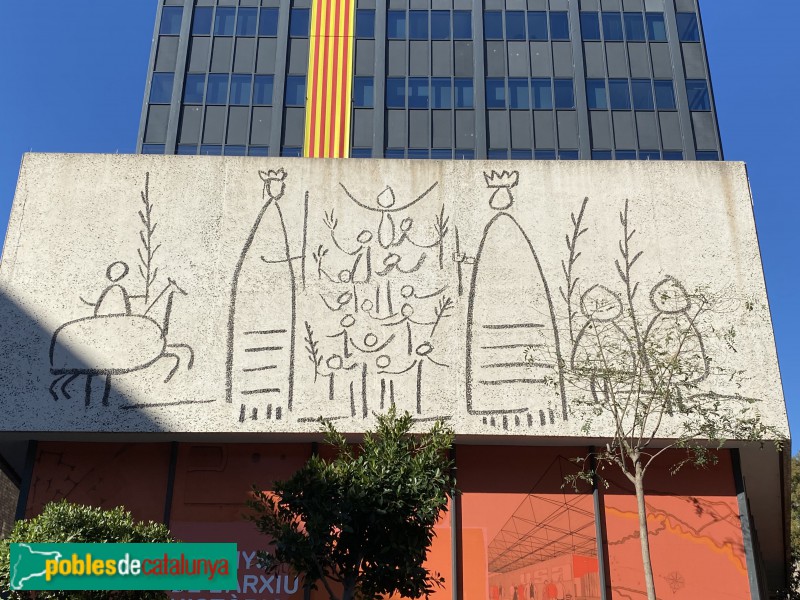 Barcelona - Fris del Col·legi d'Arquitectes