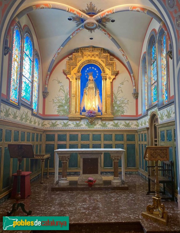 Barcelona - Església de la Santa Maria de Montalegre (Foto: Elvira Font, 2020) Barcelona - Església de la Santa Maria de Montalegre