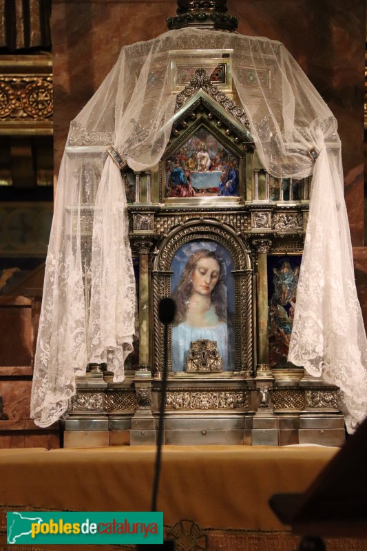 Barcelona - La Balmesiana. Capella. Sagrari (Foto: Albert Esteves, 2020) Barcelona - La Balmesiana. Capella. Sagrari